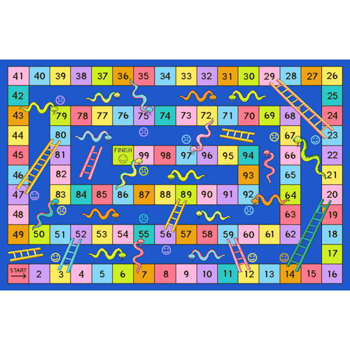 Zoomie Kids Corina Snakes and Ladders Kids Rug & Reviews Wayfair
